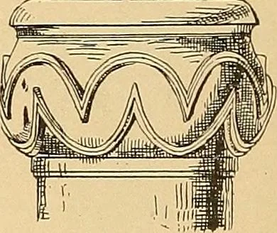 An illustration from Period furnishings; an encyclopedia of historic furniture, decorations and furnishings, 1911, leaf 23