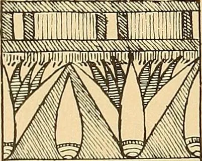 An illustration from Period furnishings; an encyclopedia of historic furniture, decorations and furnishings, 1911, leaf 23