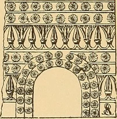 An illustration from Period furnishings; an encyclopedia of historic furniture, decorations and furnishings, 1911, leaf 23