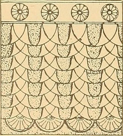 An illustration from Period furnishings; an encyclopedia of historic furniture, decorations and furnishings, 1911, leaf 23