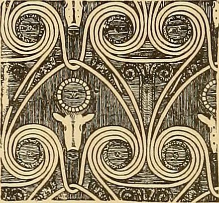 An illustration from Period furnishings; an encyclopedia of historic furniture, decorations and furnishings, 1911, leaf 23