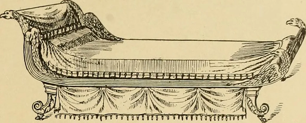 An illustration from Period furnishings; an encyclopedia of historic furniture, decorations and furnishings, 1911, leaf 234