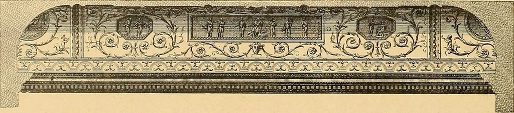 An illustration from Period furnishings; an encyclopedia of historic furniture, decorations and furnishings, 1911, leaf 235