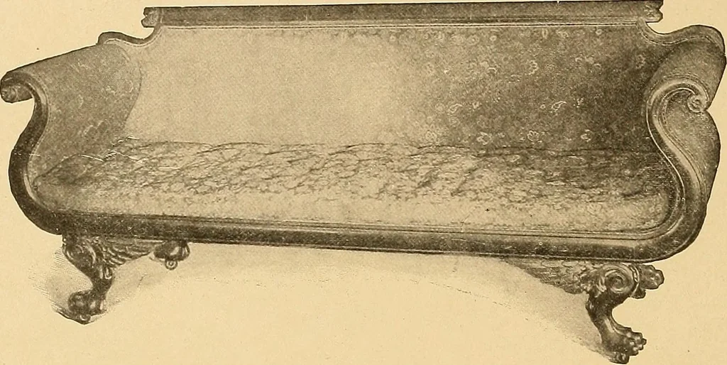 An illustration from Period furnishings; an encyclopedia of historic furniture, decorations and furnishings, 1911, leaf 237