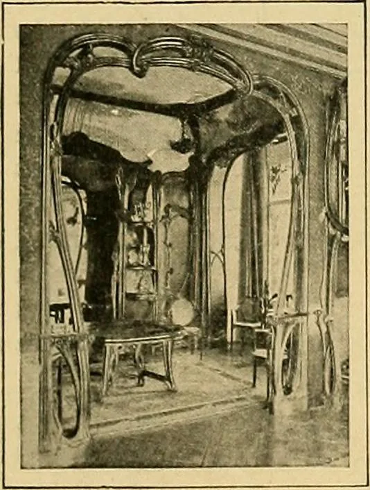 An illustration from Period furnishings; an encyclopedia of historic furniture, decorations and furnishings, 1911, leaf 254