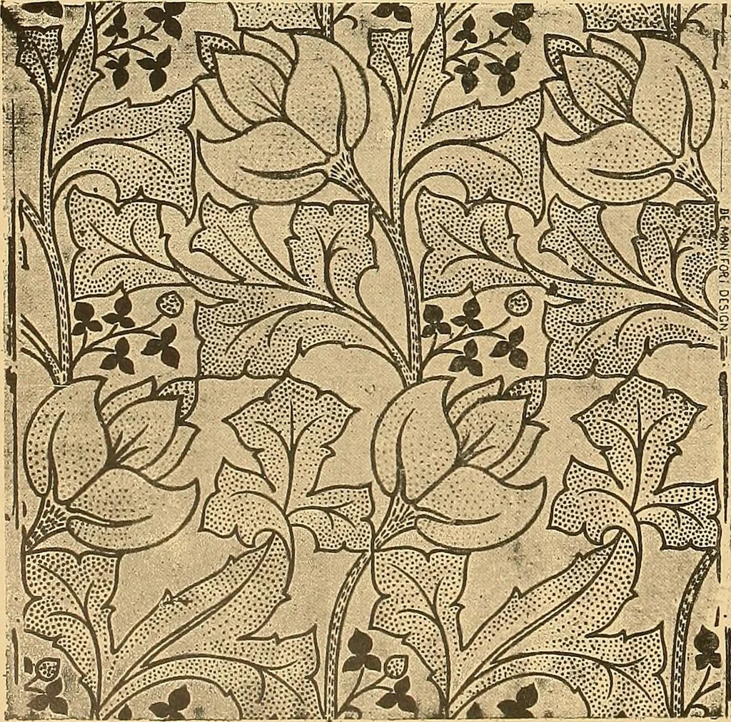 An illustration from Period furnishings; an encyclopedia of historic furniture, decorations and furnishings, 1911, leaf 257