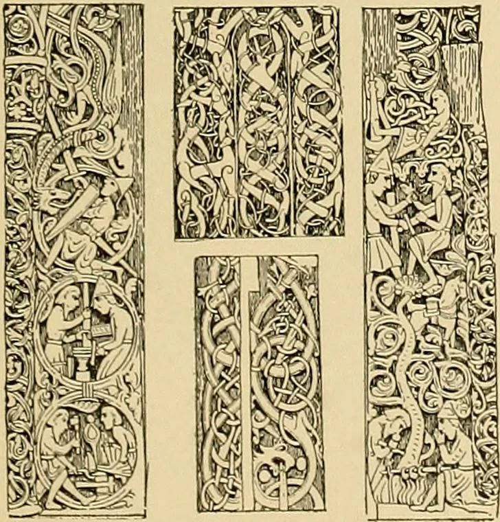 An illustration from Period furnishings; an encyclopedia of historic furniture, decorations and furnishings, 1911, leaf 32