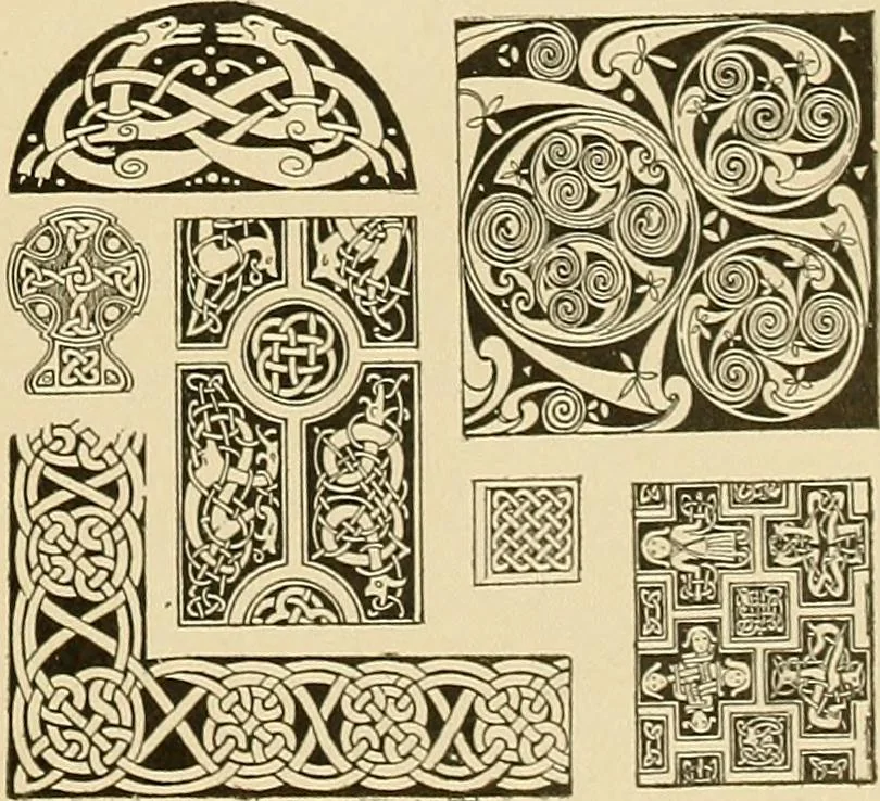 An illustration from Period furnishings; an encyclopedia of historic furniture, decorations and furnishings, 1911, leaf 32