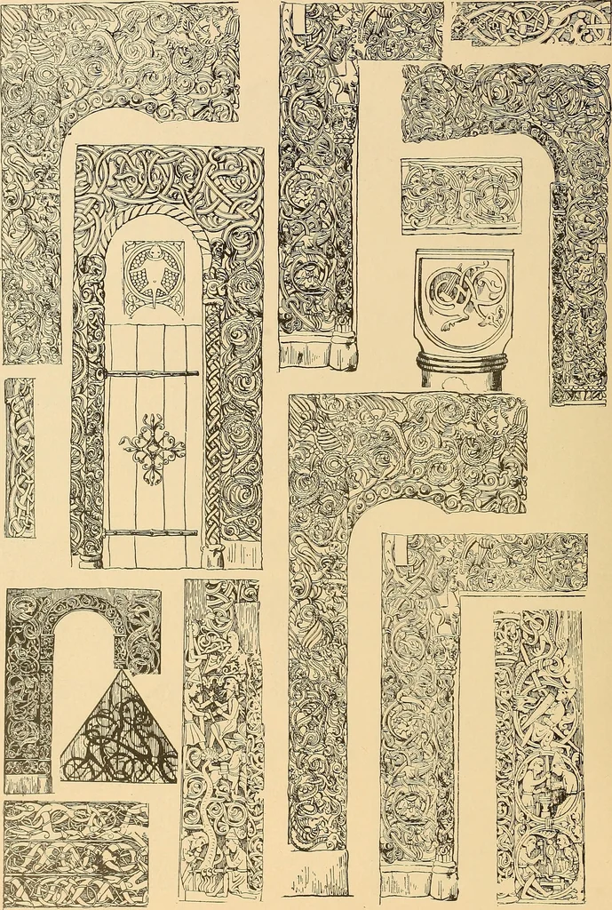 An illustration from Period furnishings; an encyclopedia of historic furniture, decorations and furnishings, 1911, leaf 33