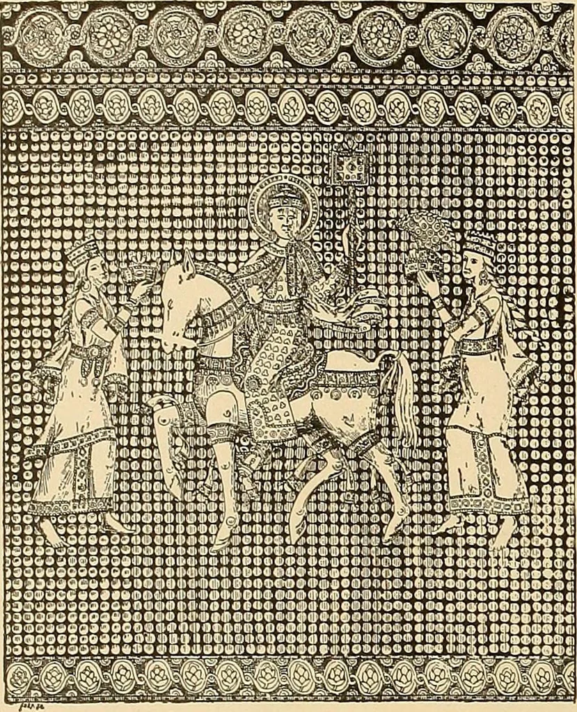An illustration from Period furnishings; an encyclopedia of historic furniture, decorations and furnishings, 1911, leaf 35