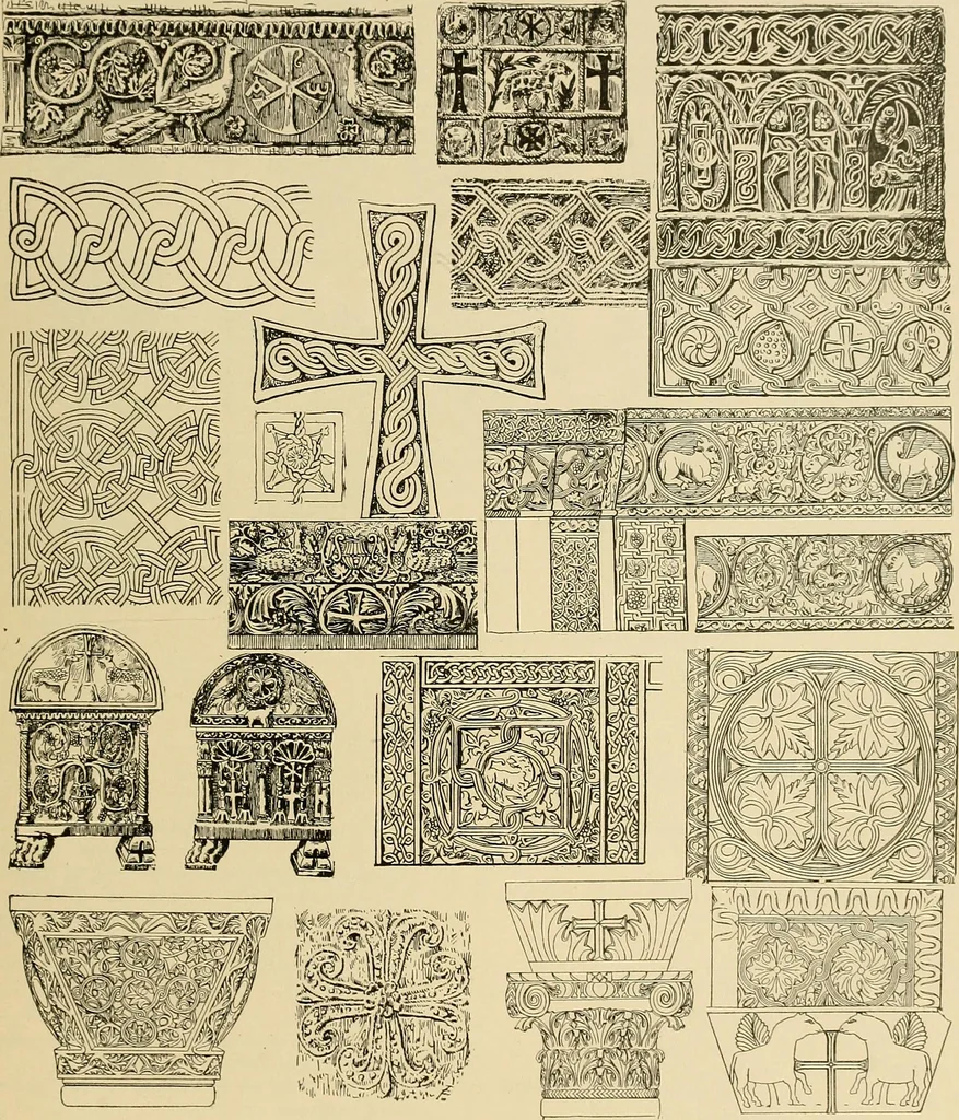 An illustration from Period furnishings; an encyclopedia of historic furniture, decorations and furnishings, 1911, leaf 44