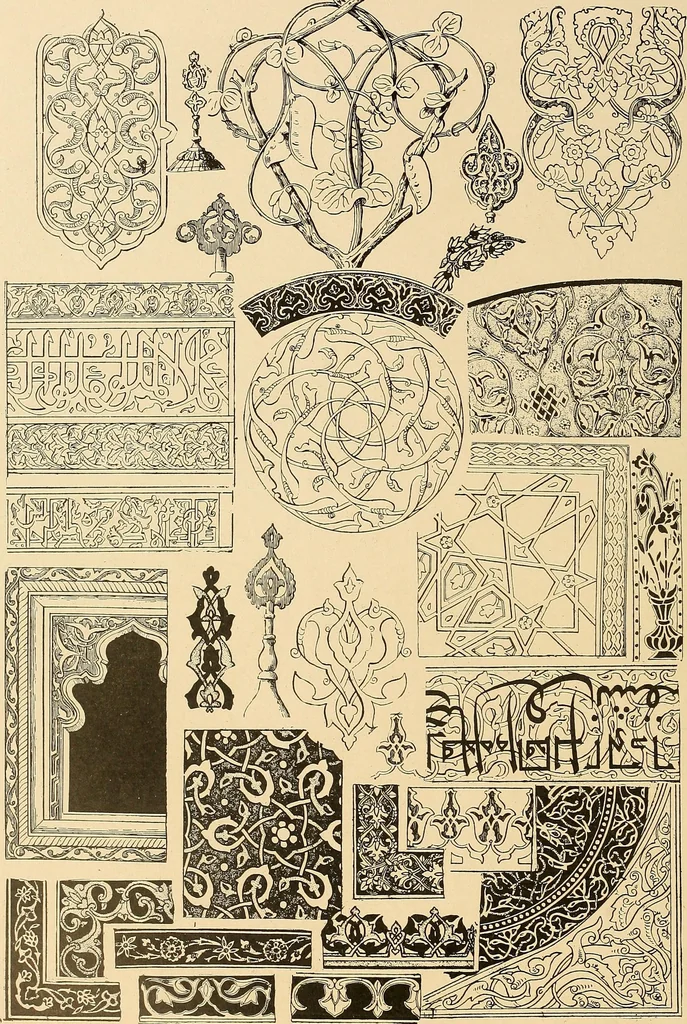 An illustration from Period furnishings; an encyclopedia of historic furniture, decorations and furnishings, 1911, leaf 51