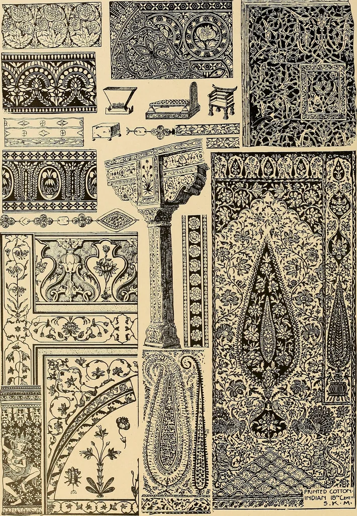 An illustration from Period furnishings; an encyclopedia of historic furniture, decorations and furnishings, 1911, leaf 53