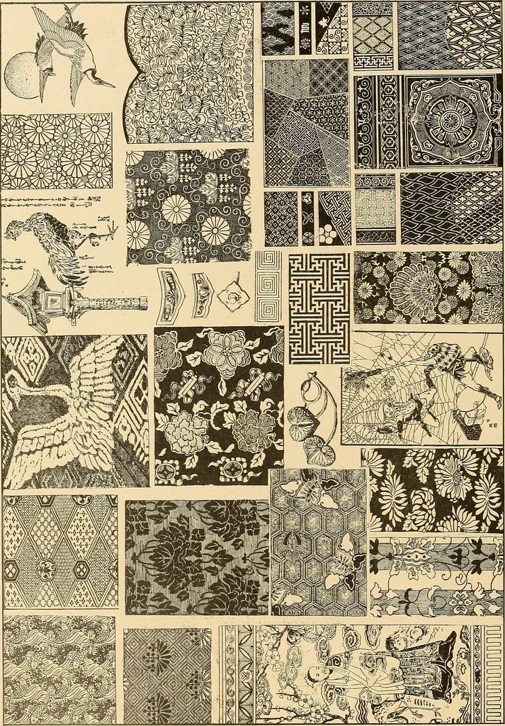 An illustration from Period furnishings; an encyclopedia of historic furniture, decorations and furnishings, 1911, leaf 55