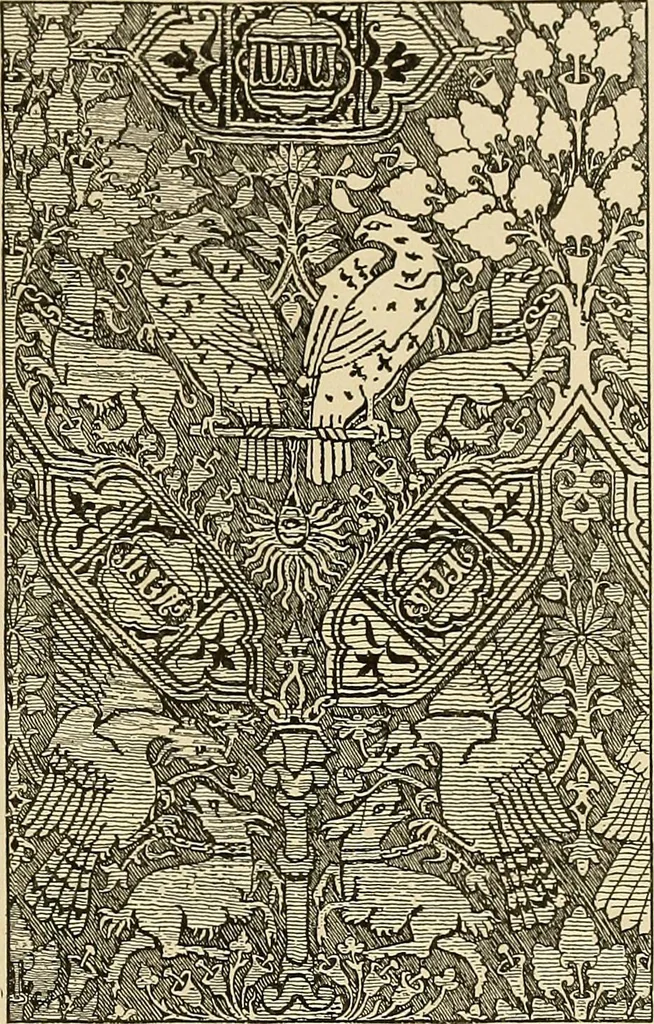 An illustration from Period furnishings; an encyclopedia of historic furniture, decorations and furnishings, 1911, leaf 56