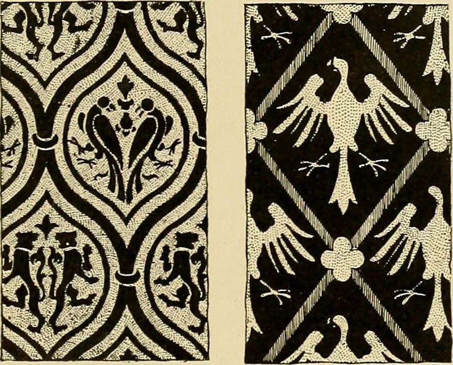 An illustration from Period furnishings; an encyclopedia of historic furniture, decorations and furnishings, 1911, leaf 62