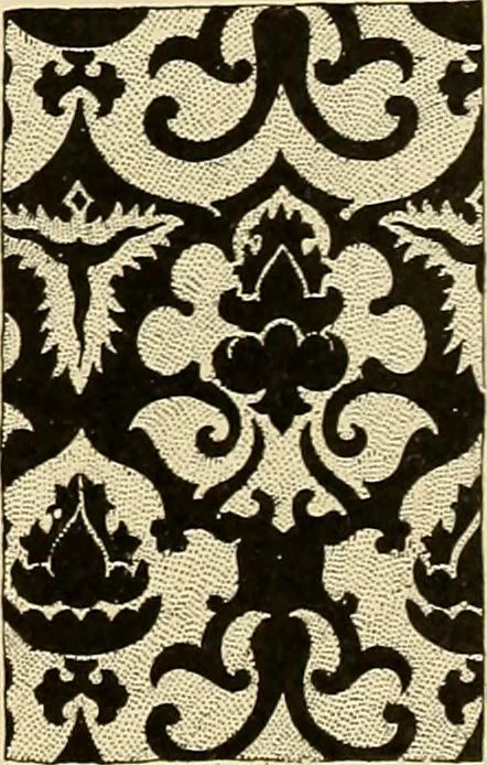 An illustration from Period furnishings; an encyclopedia of historic furniture, decorations and furnishings, 1911, leaf 62