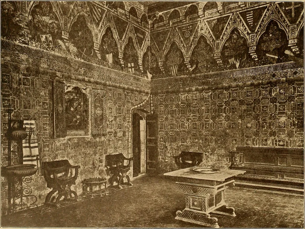 An illustration from Period furnishings; an encyclopedia of historic furniture, decorations and furnishings, 1911, leaf 65