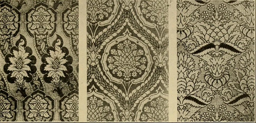 An illustration from Period furnishings; an encyclopedia of historic furniture, decorations and furnishings, 1911, leaf 70
