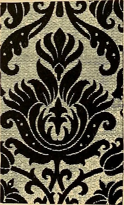 An illustration from Period furnishings; an encyclopedia of historic furniture, decorations and furnishings, 1911, leaf 73