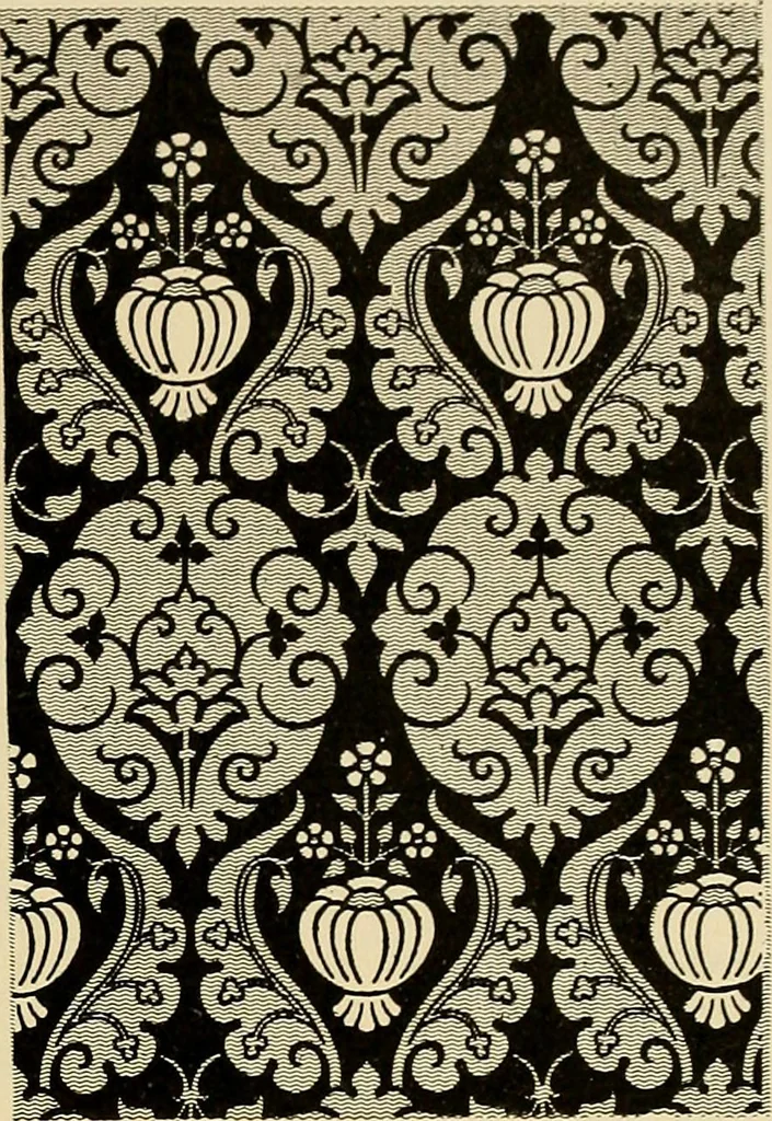An illustration from Period furnishings; an encyclopedia of historic furniture, decorations and furnishings, 1911, leaf 74