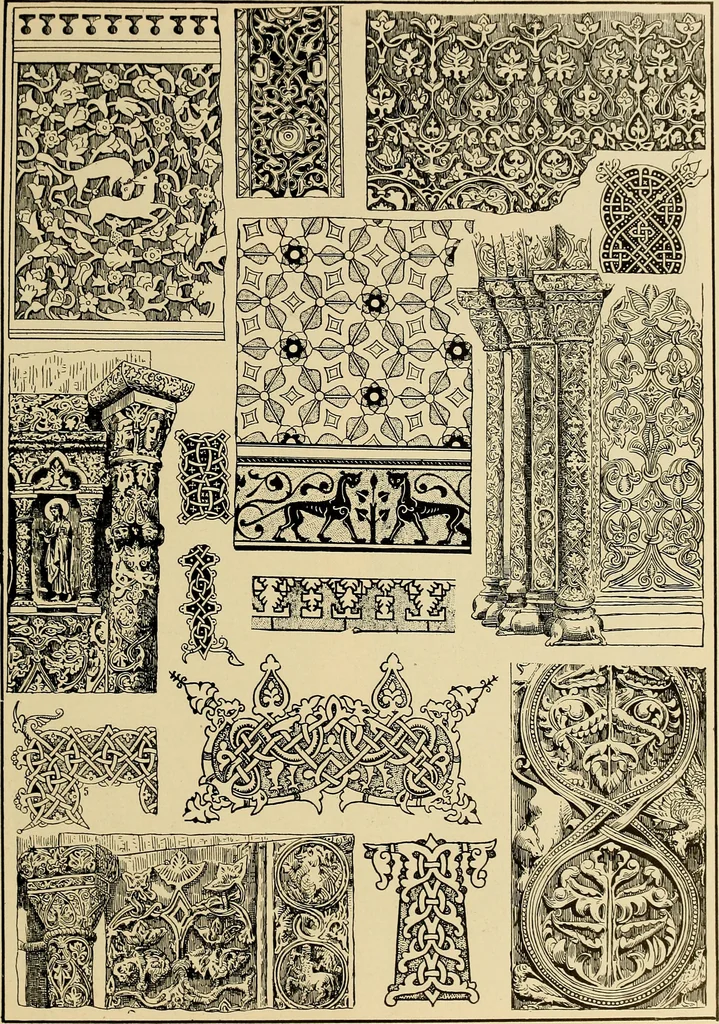 An illustration from Period furnishings; an encyclopedia of historic furniture, decorations and furnishings, 1911, leaf 78
