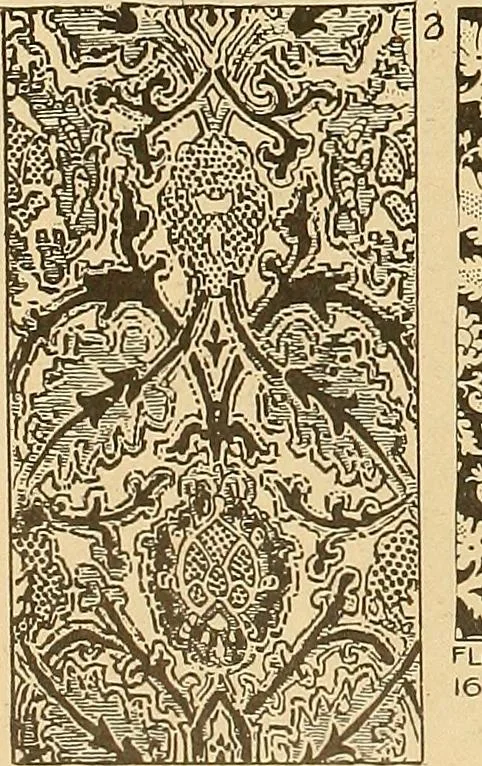 An illustration from Period furnishings; an encyclopedia of historic furniture, decorations and furnishings, 1911, leaf 79