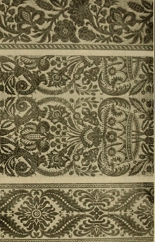 An illustration from Period furnishings; an encyclopedia of historic furniture, decorations and furnishings, 1911, leaf 80