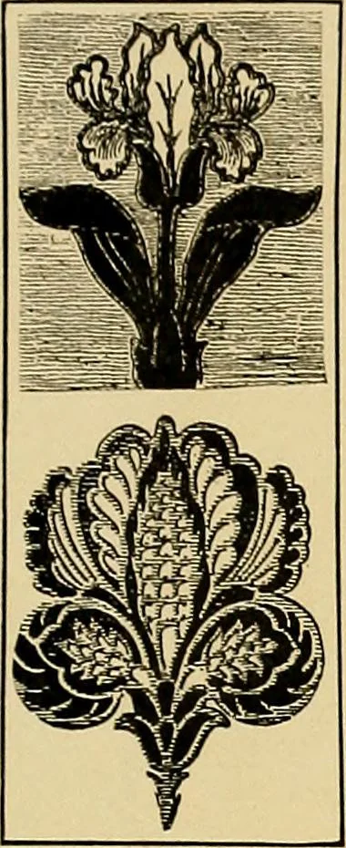 An illustration from Period furnishings; an encyclopedia of historic furniture, decorations and furnishings, 1911, leaf 84