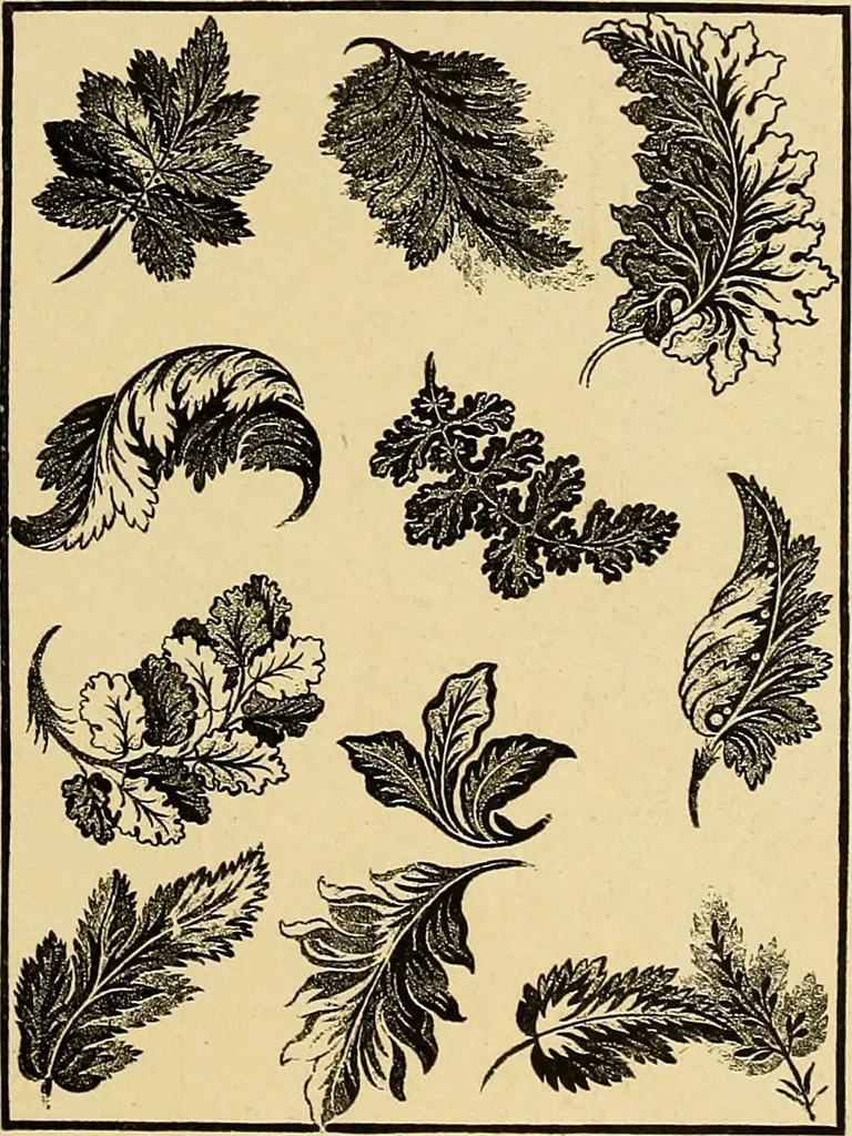 An illustration from Period furnishings; an encyclopedia of historic furniture, decorations and furnishings, 1911, leaf 84