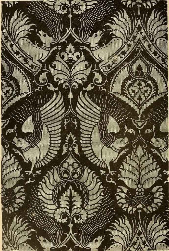 An illustration from Period furnishings; an encyclopedia of historic furniture, decorations and furnishings, 1911, leaf 85