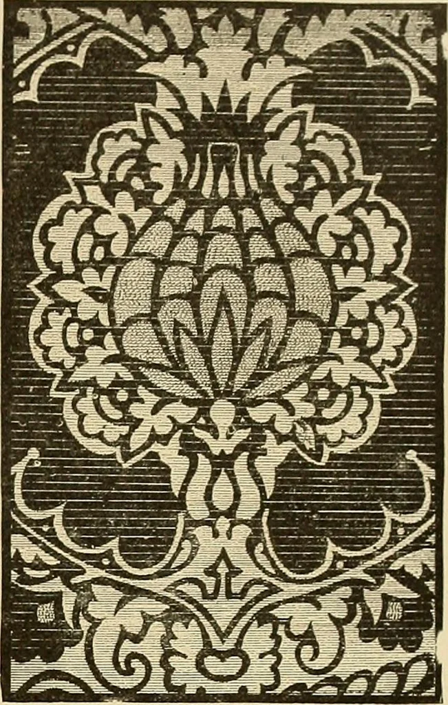 An illustration from Period furnishings; an encyclopedia of historic furniture, decorations and furnishings, 1911, leaf 86