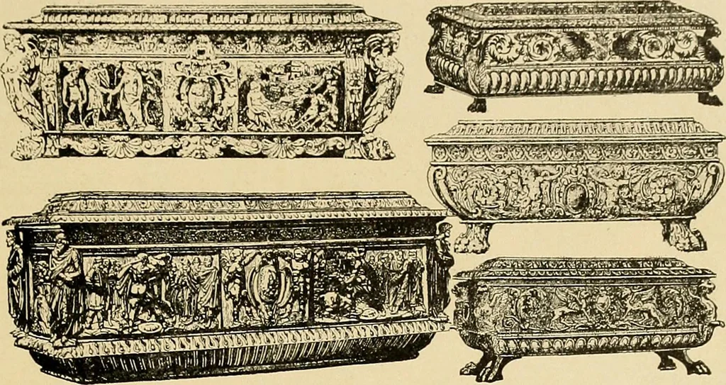 An illustration from Period furnishings; an encyclopedia of historic furniture, decorations and furnishings, 1911, leaf 88