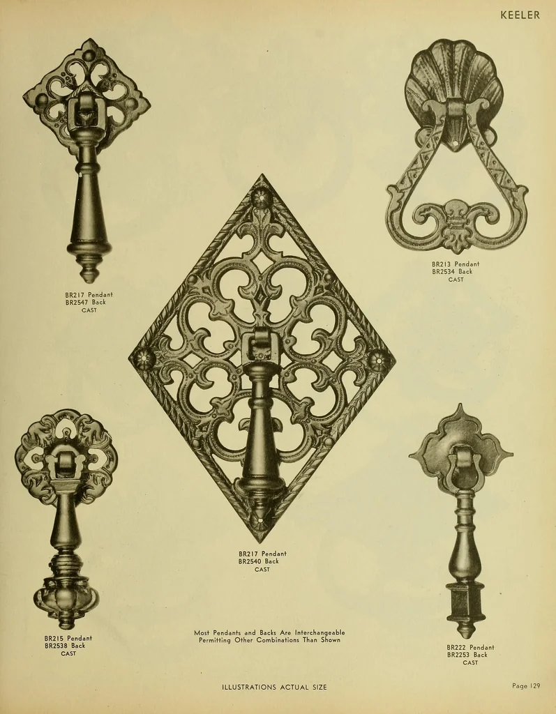 An illustration from Period furniture hardware, 1900, leaf 135