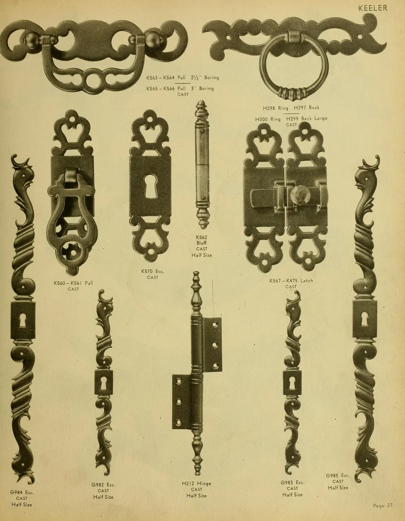 An illustration from Period furniture hardware, 1900, leaf 33