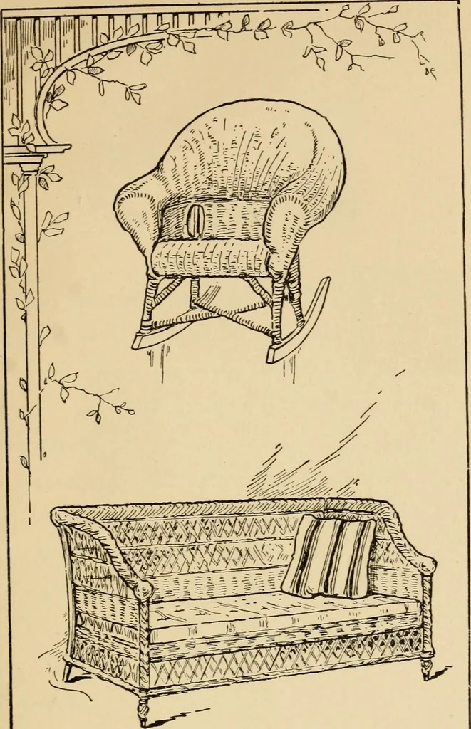 An illustration from Periods of furniture : a concise resumé of all leading types of furniture; descriptions of their derivations concisely told; amply illustrated., 1903, leaf 30