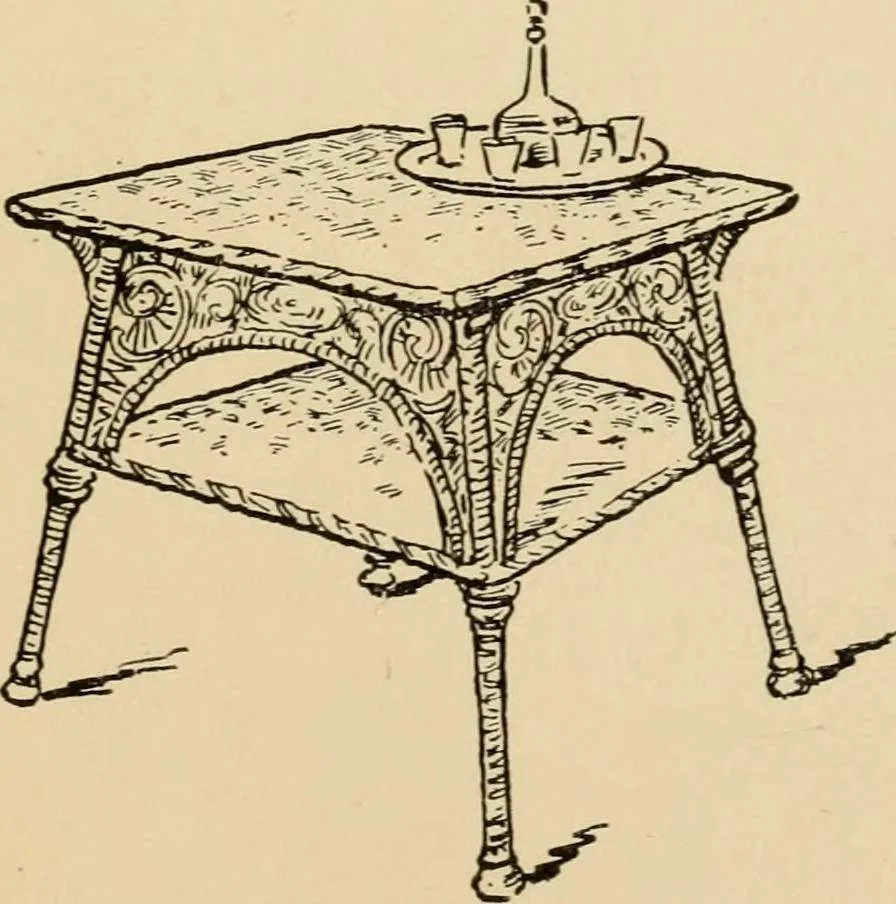 An illustration from Periods of furniture : a concise resumé of all leading types of furniture; descriptions of their derivations concisely told; amply illustrated., 1903, leaf 30