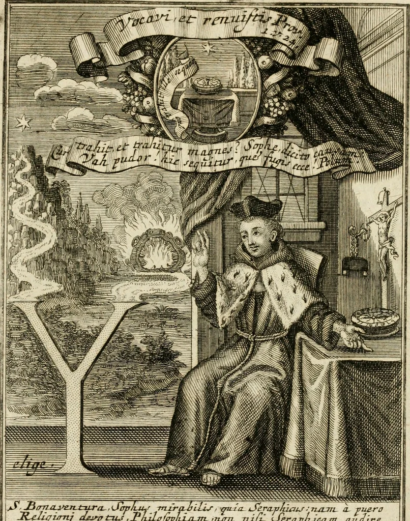 An illustration from Peripateticus nostri temporis, seu, Philosophus discursivus : per discursus symbolico-physicos, ad discursum, juxta sanctorum philosophorum exempla, pie curiosum instructus, 1755, leaf 366