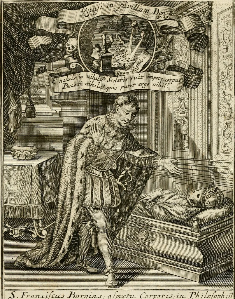 An illustration from Peripateticus nostri temporis, seu, Philosophus discursivus : per discursus symbolico-physicos, ad discursum, juxta sanctorum philosophorum exempla, pie curiosum instructus, 1755, leaf 66