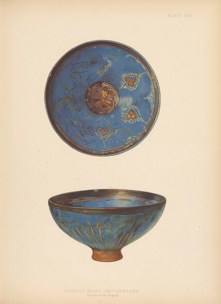 An illustration from Persian ceramic art in the collection of F.D. Godman : the 13th century lustred vases, 1891, leaf 121