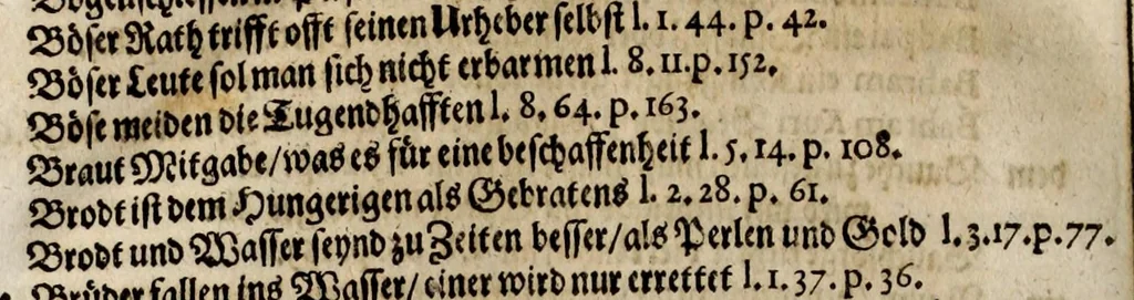 An illustration from Persianischer Rosenthal : in welchem viel lustige Historien scharffsinnige Reden und nützliche Regeln vor 400. Jahren von einem sinnreichen Poeten Schich Saadi in Persischer Sprach beschrieben, 1654, leaf 260