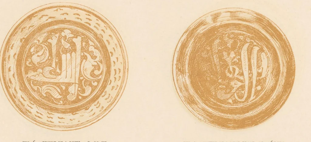 An illustration from Persian lustre vases, 1899, leaf 11