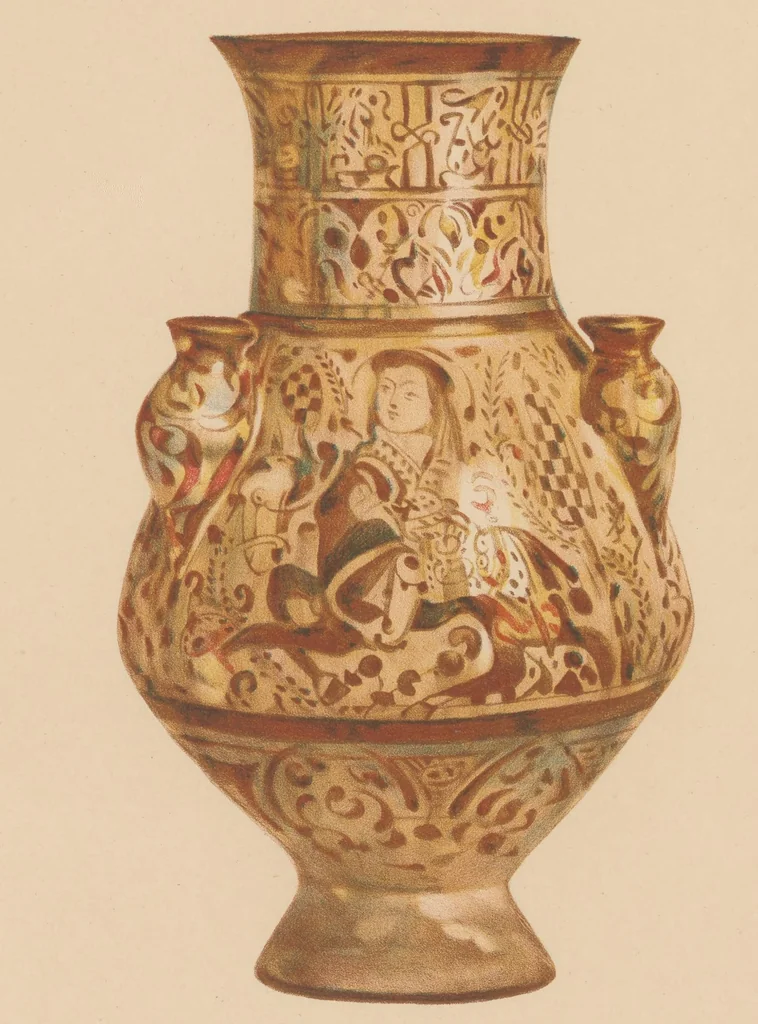 An illustration from Persian lustre vases, 1899, leaf 29