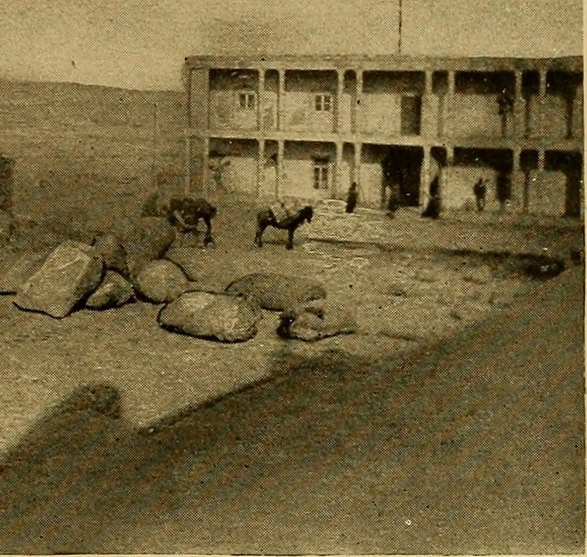 An illustration from Persia past and present; a book of travel and research, with more than two hundred illustrations and a map, 1906, leaf 100