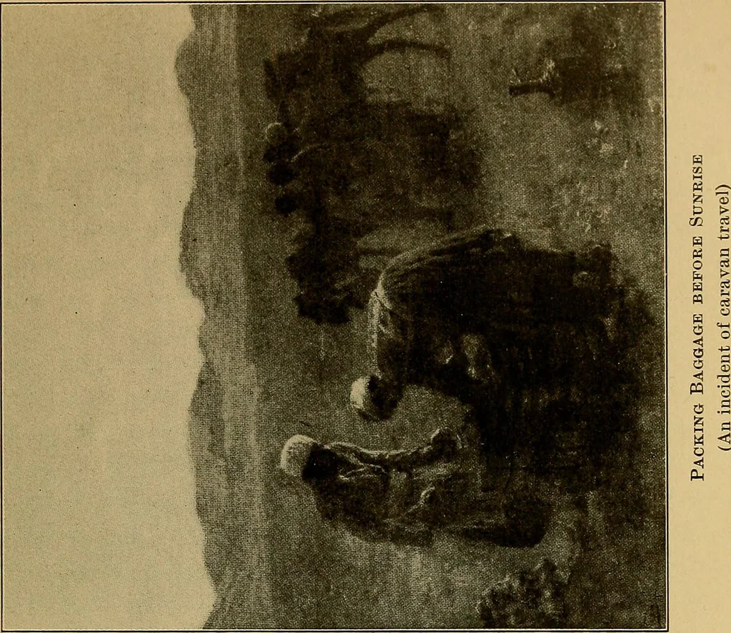 An illustration from Persia past and present; a book of travel and research, with more than two hundred illustrations and a map, 1906, leaf 222