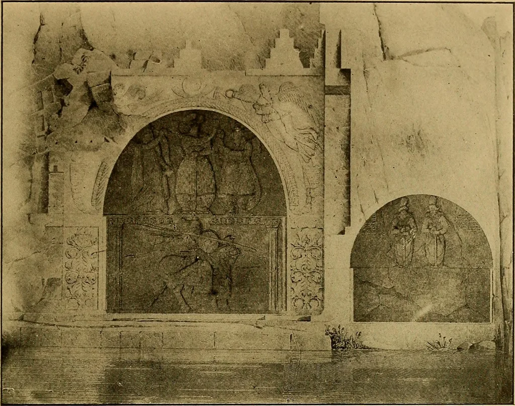 An illustration from Persia past and present; a book of travel and research, with more than two hundred illustrations and a map, 1906, leaf 394