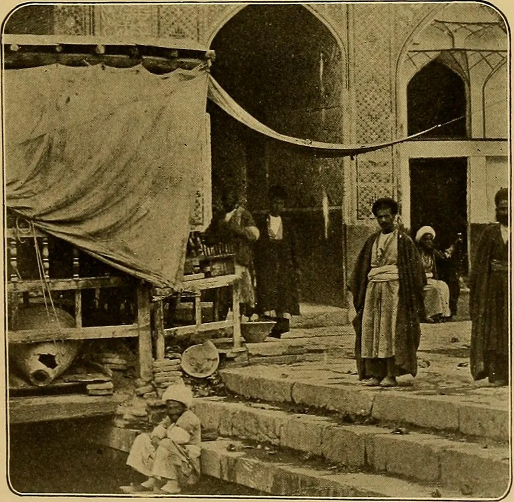 An illustration from Persia past and present; a book of travel and research, with more than two hundred illustrations and a map, 1906, leaf 460
