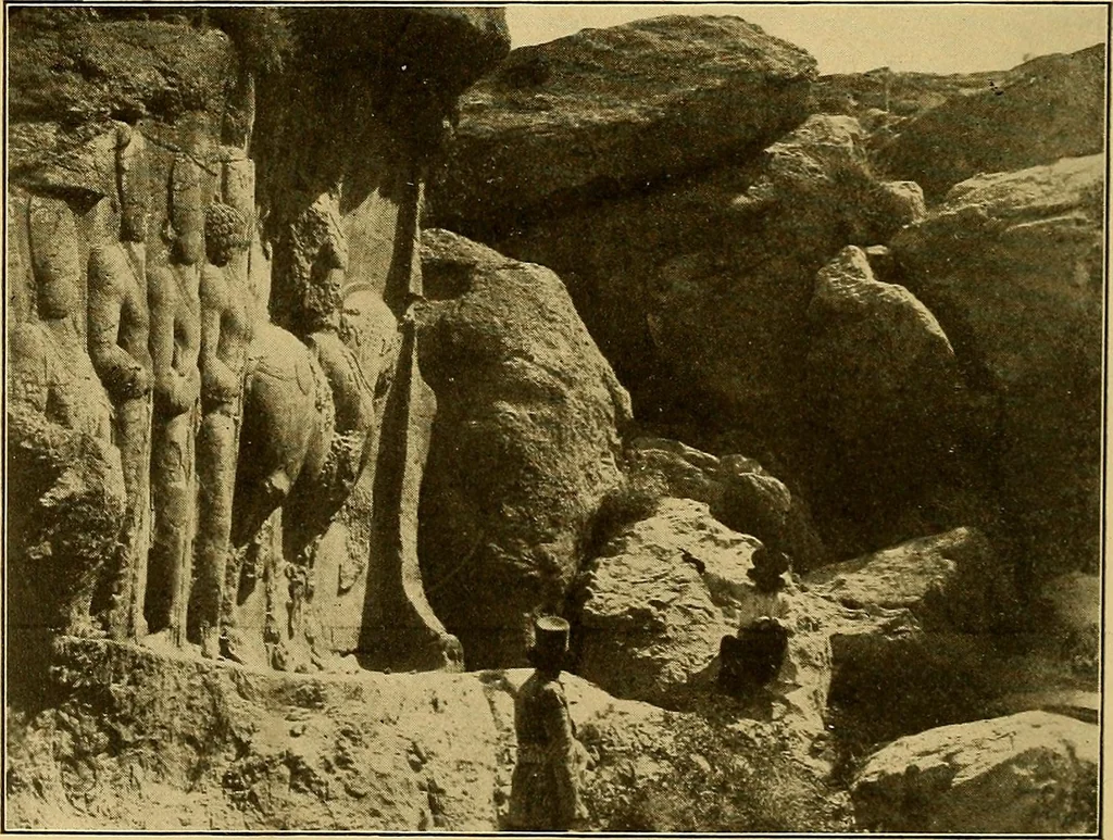 An illustration from Persia past and present; a book of travel and research, with more than two hundred illustrations and a map, 1906, leaf 525
