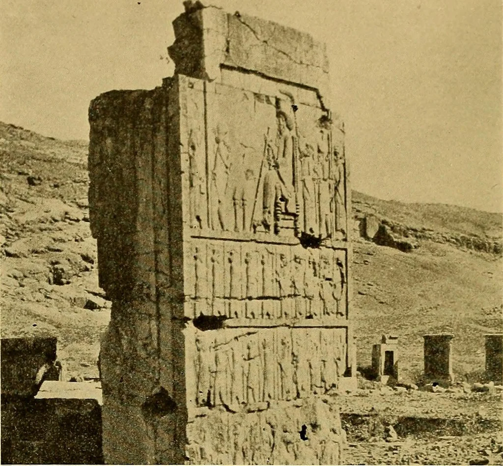 An illustration from Persia past and present; a book of travel and research, with more than two hundred illustrations and a map, 1906, leaf 553
