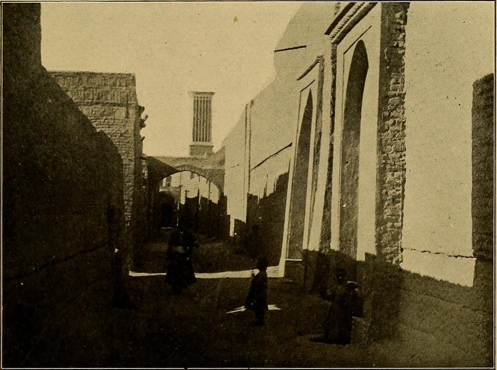 An illustration from Persia past and present; a book of travel and research, with more than two hundred illustrations and a map, 1906, leaf 594
